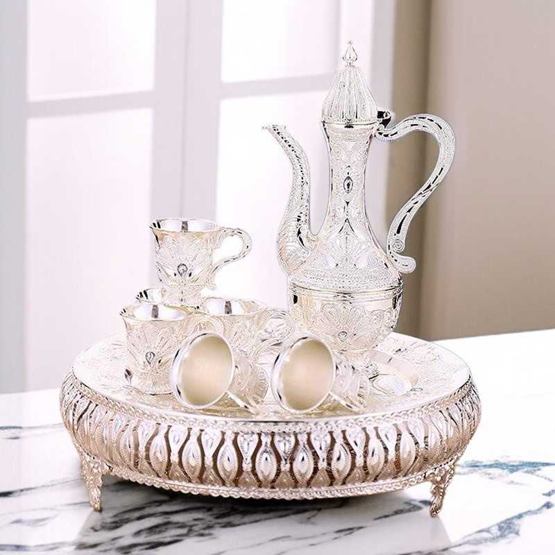 欧風レトロ金属徳利グラスセット