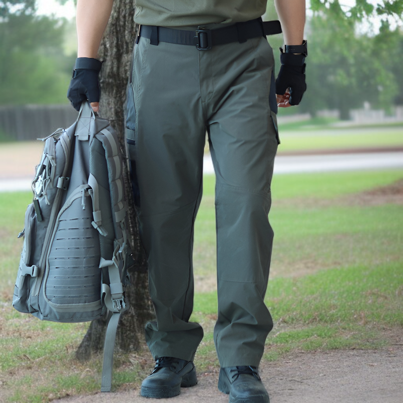 アウトドアタクティカルパンツメンズ多機能ポケット耐摩耗性ズボンゆったり通気性ミリタリーファンパンツの新しい夏バージョン