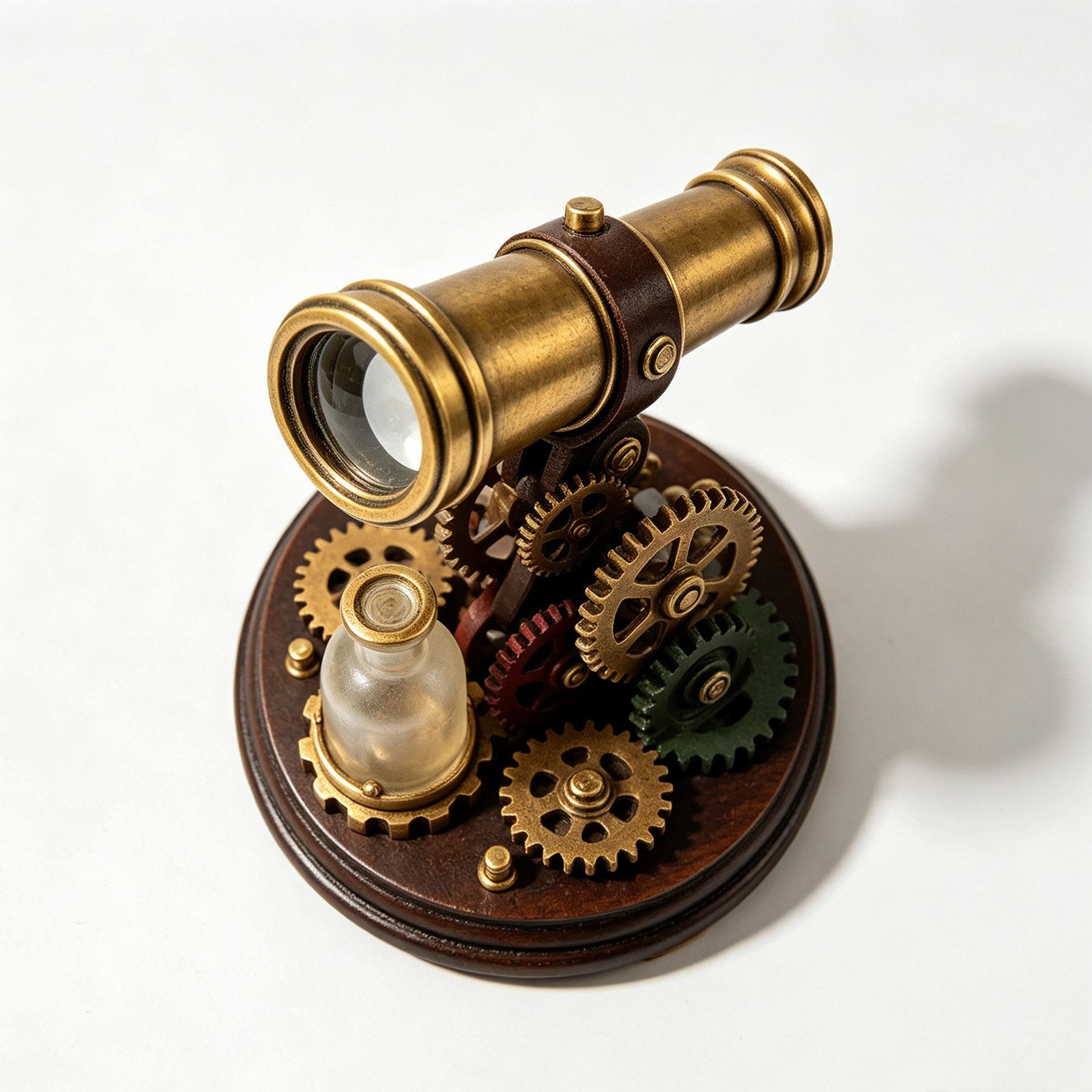Old-fashioned Stargazing Retro Telescope Ornament
