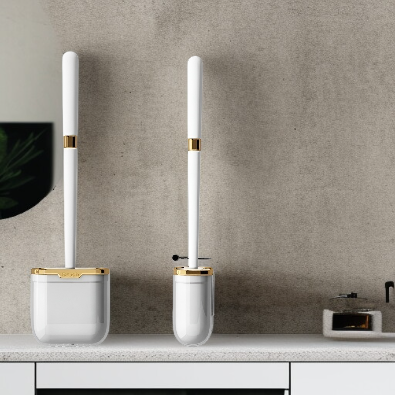 Brosse de toilette murale en silicone pour usage domestique