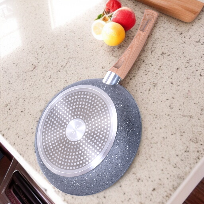 メディカルストーンフライパン、ノンスティックパン、家庭用フライパン、ステーキ＆エッグフライパン、ガスコンロ、電磁調理器、万能フライパン