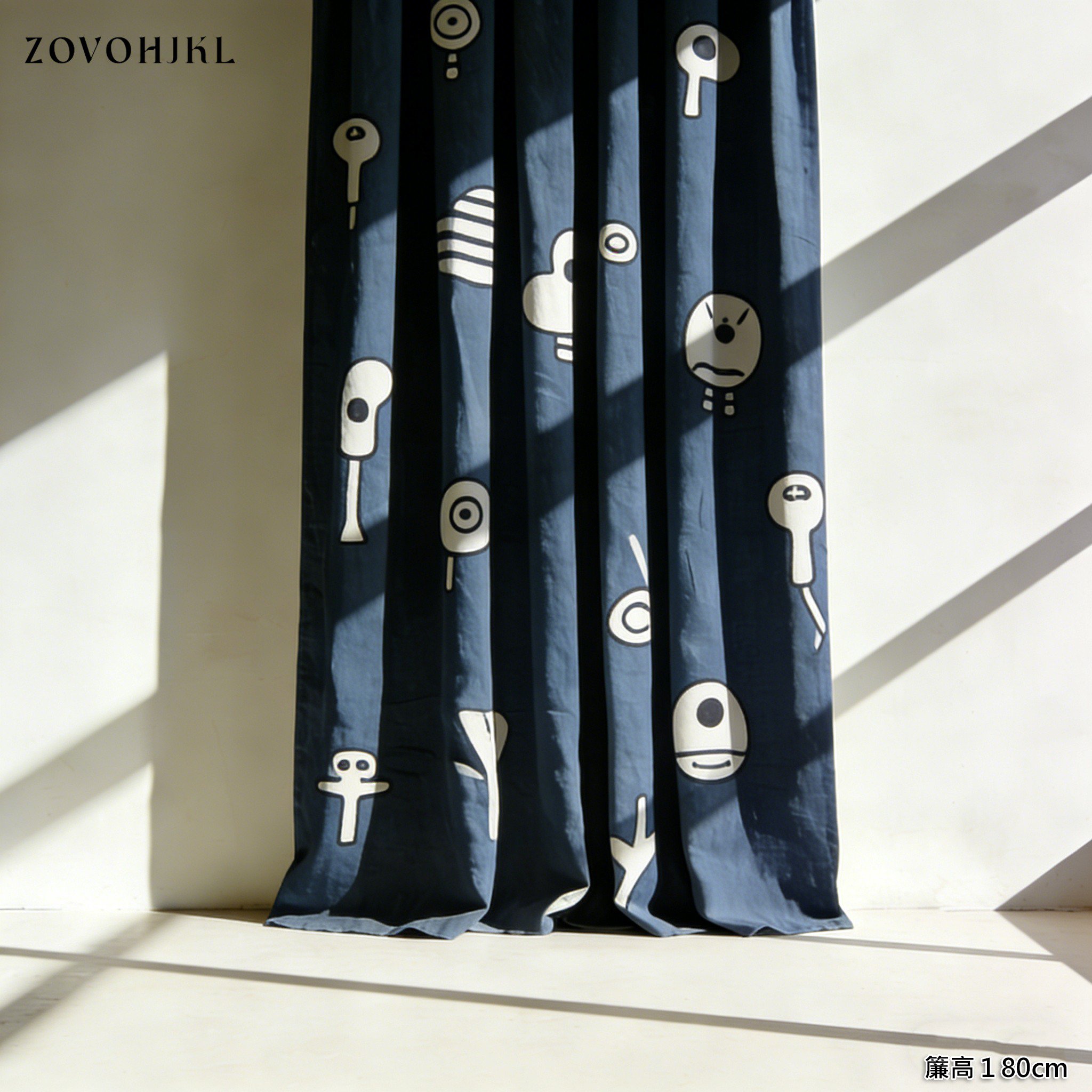 臥室繽紛花園窗簾遮光效果