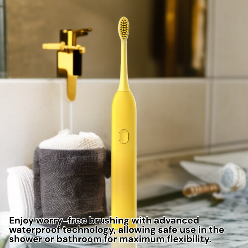Couples Waterproof Sonic Electric Toothbrush for Adults, Convenient Charging, Soft Bristles