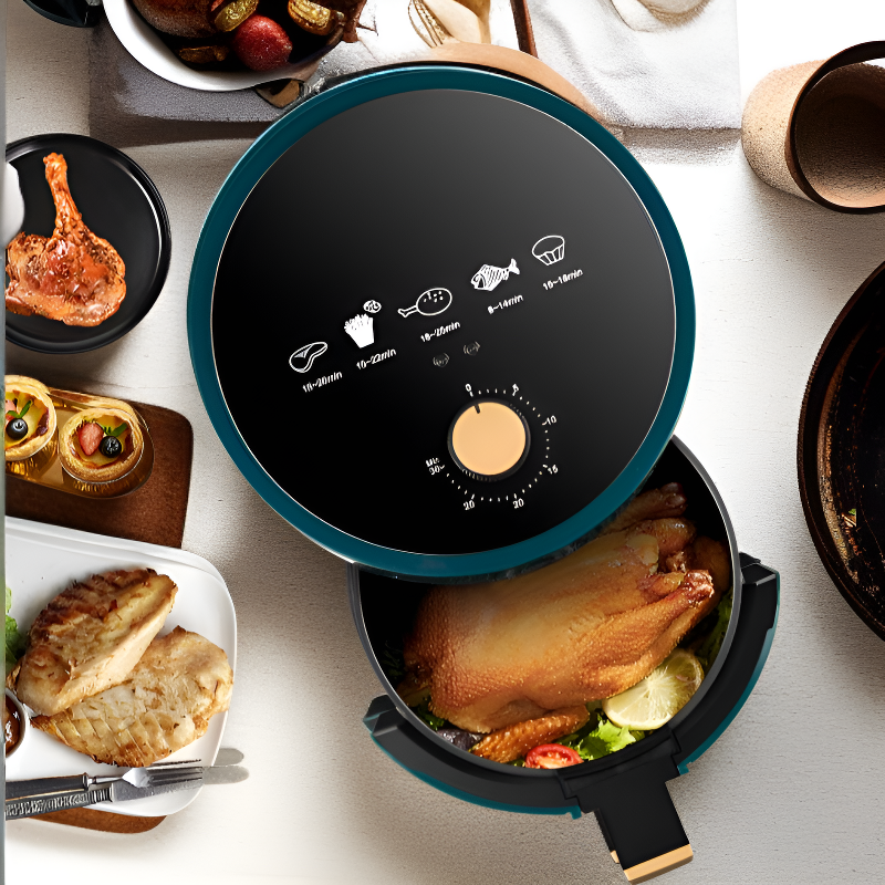 Intelligente Heißluftfritteuse und Backofen 2-in-1 mit großem Fassungsvermögen für den Haushalt