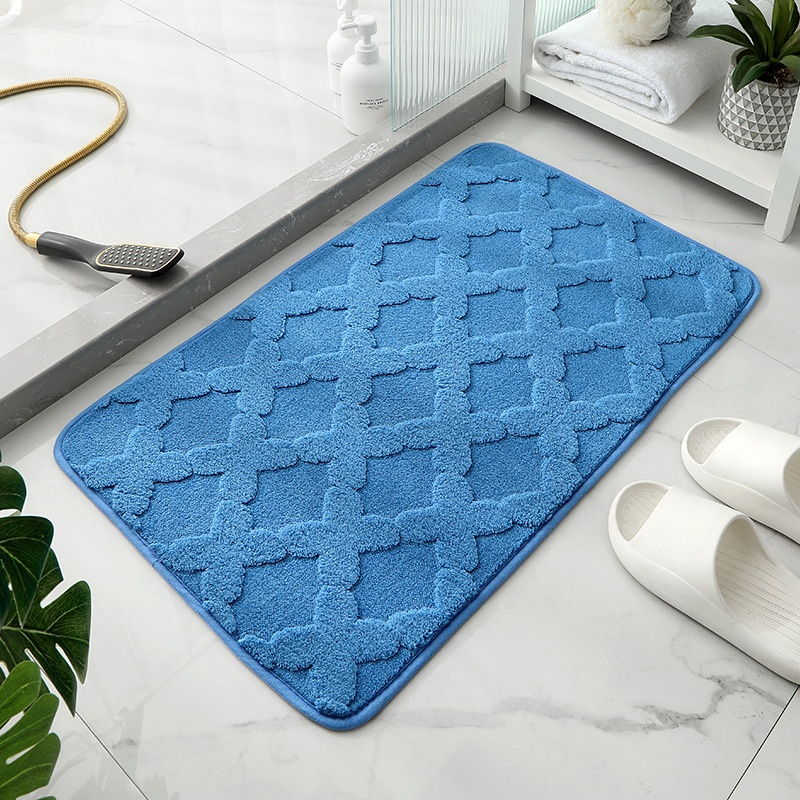 Imitation Cashmere Non-Slip Doorway and Bathroom Floor Mat