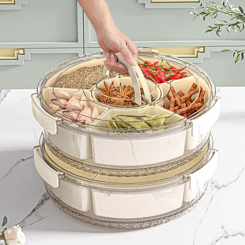 Portable refrigerator fruit salad storage box