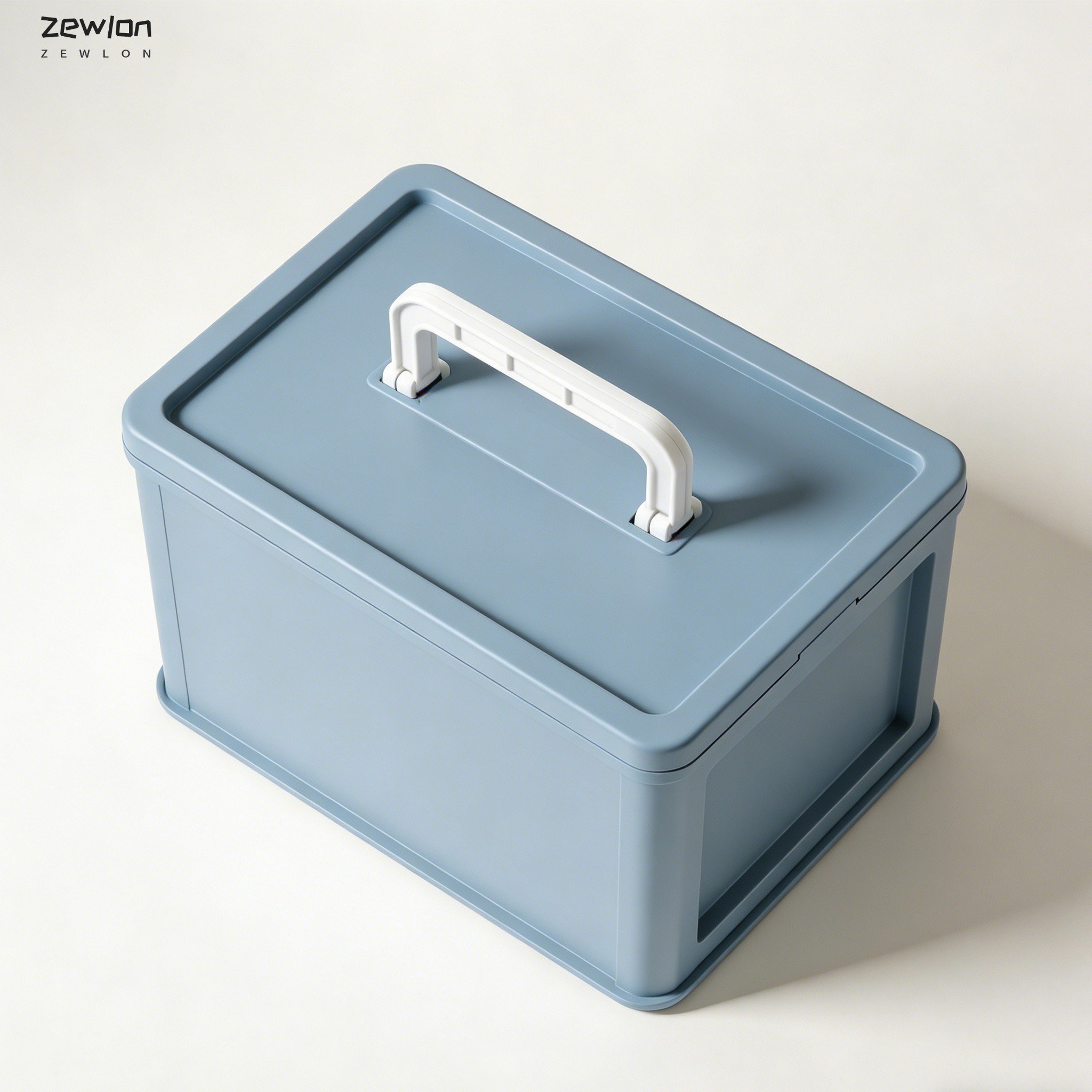 厚手プラスチック収納ボックス（3個）