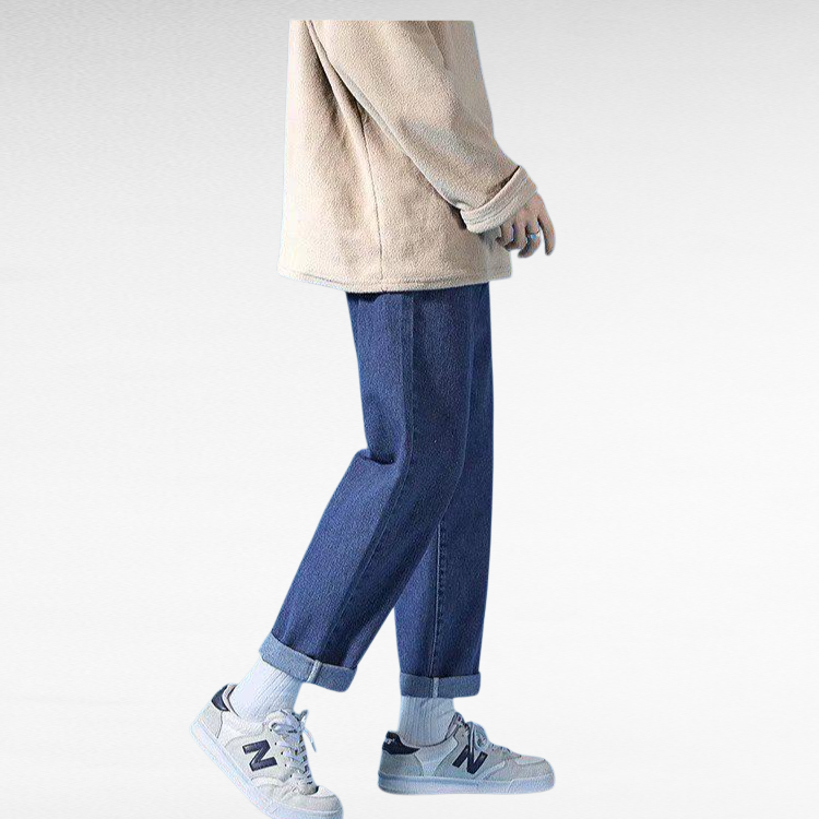 男士休閒寬鬆長褲