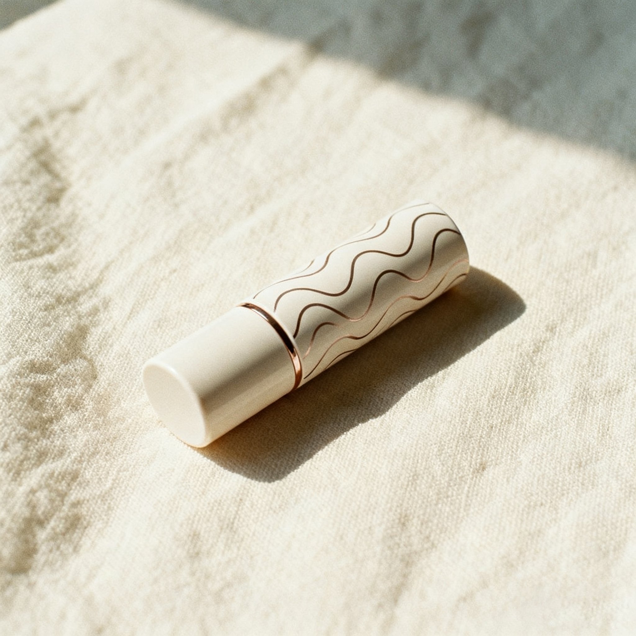 입술에 바른 벨벳 소프트 립스틱