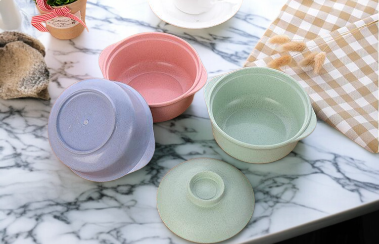 食洗機で洗える麦わらカラー土鍋ボウル