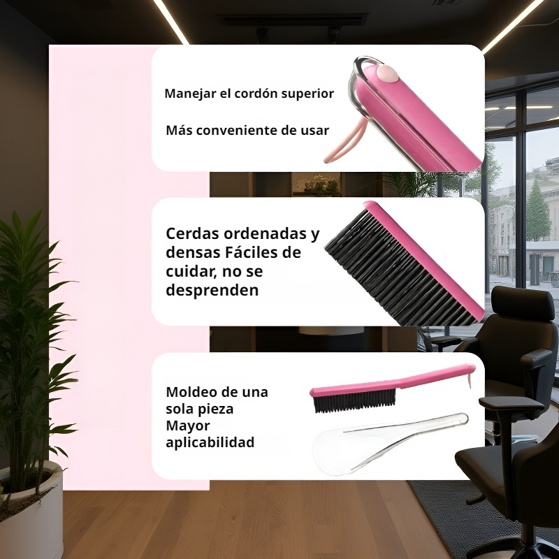 Elevador y cepillo de cama 2 en 1 de operación con una sola mano