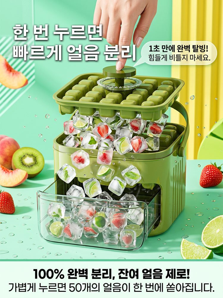 [간편 필수템] 손대지 않는 대용량 아이스메이커