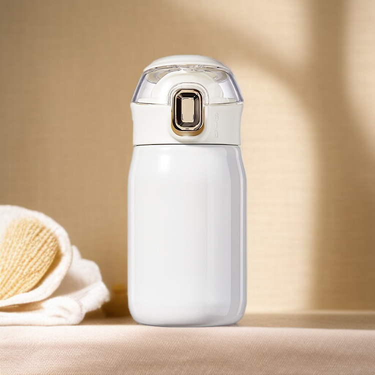 Portable Sports Water Cup, Leak-proof Stainless Steel