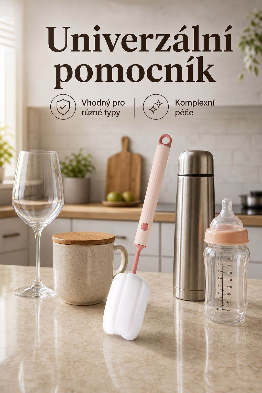Design multifunkční domácí houbičky