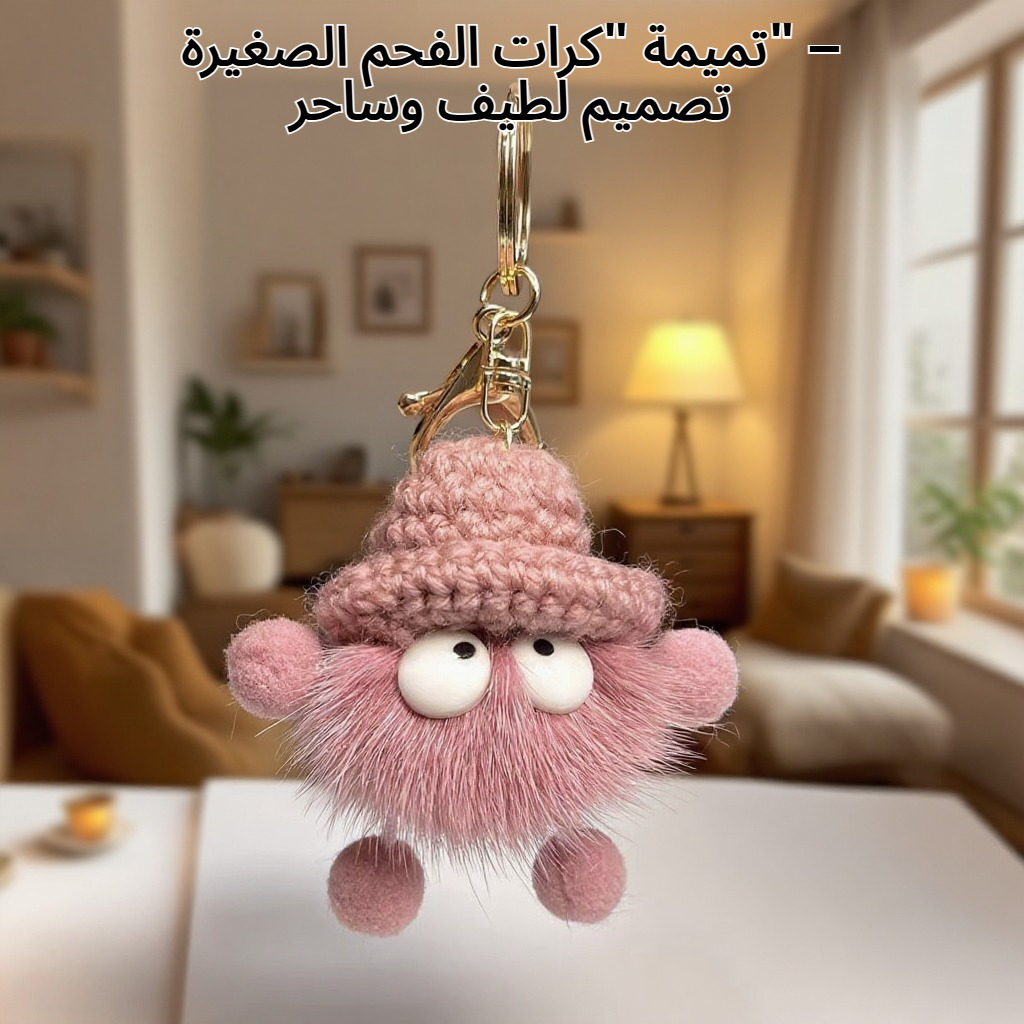 كرات الفحم الصغيرة قلادة قزم لطيف