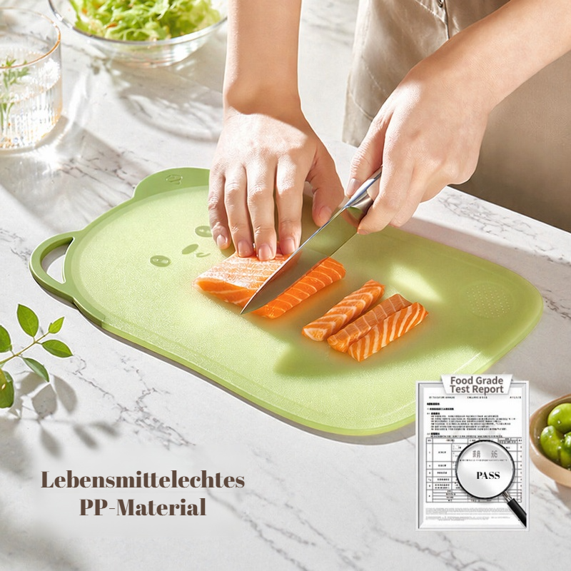 Antibakterielles und schimmelresistentes Kunststoff-Schneidebrett für die Babyküche