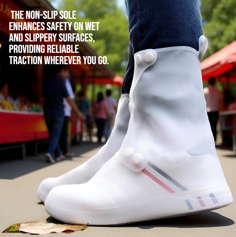 Men's and women's outdoor rainproof shoe covers for waterproof protection