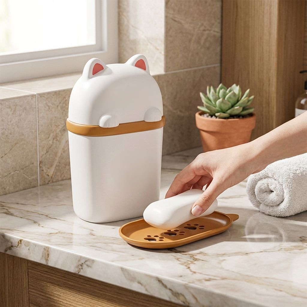 Travel-friendly portable soap storage box with sealed lid for draining.