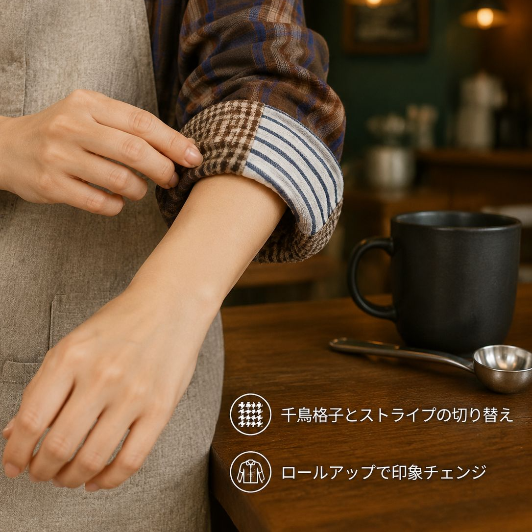 レトロで合わせやすいカジュアルシャツ