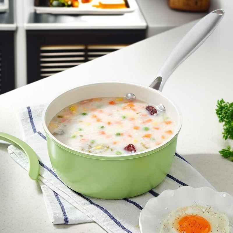 Olla antiadherente de cerámica para el hogar multifuncional para bebés