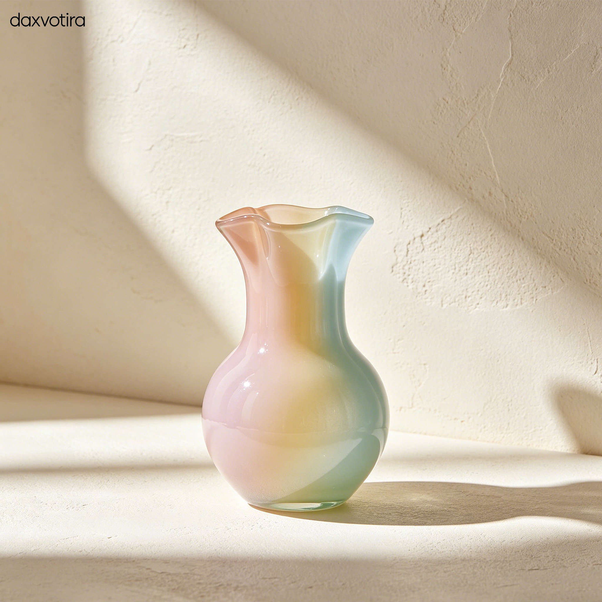 グラデーションガラスの花瓶