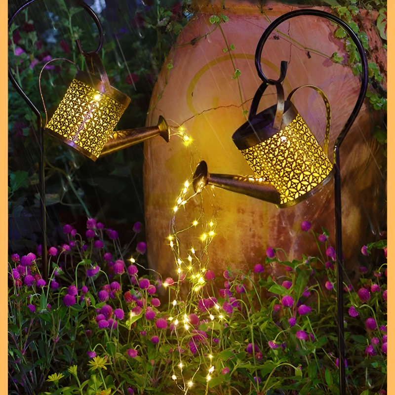 Solar Watering Can Garden Light