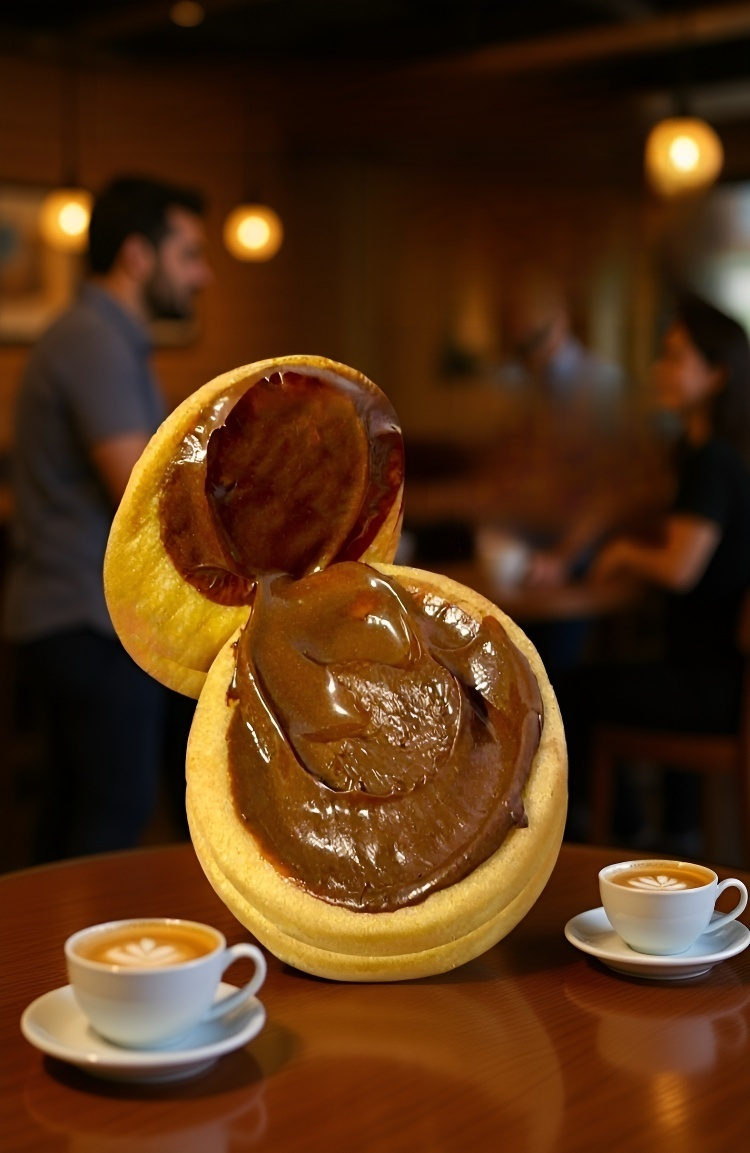 선물용 포장된 샌드위치 쿠키