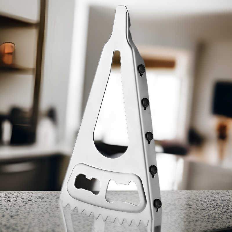 Abridor de botellas multifuncional de acero inoxidable