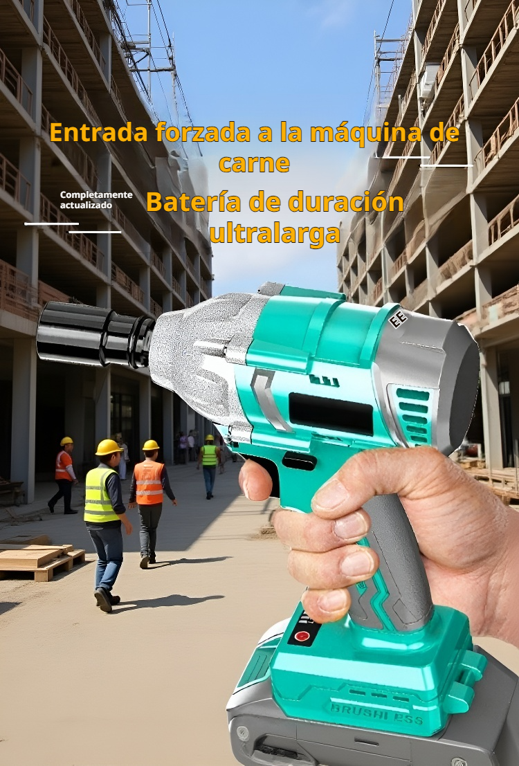 Llave de impacto eléctrica sin escobillas de alto par