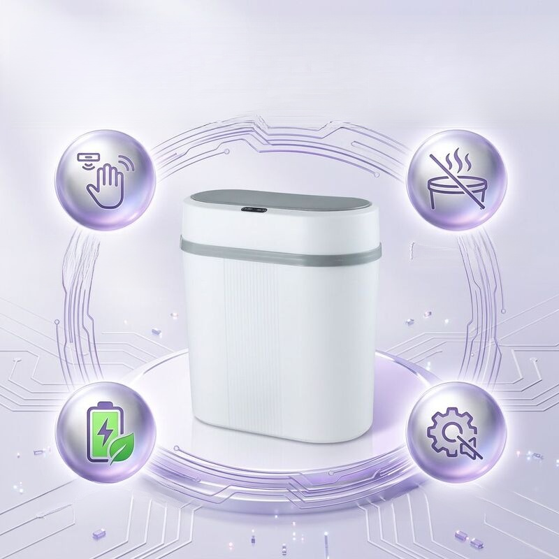 ถังขยะอัตโนมัติสำหรับช่องว่างในห้องน้ำแบบสมาร์ท