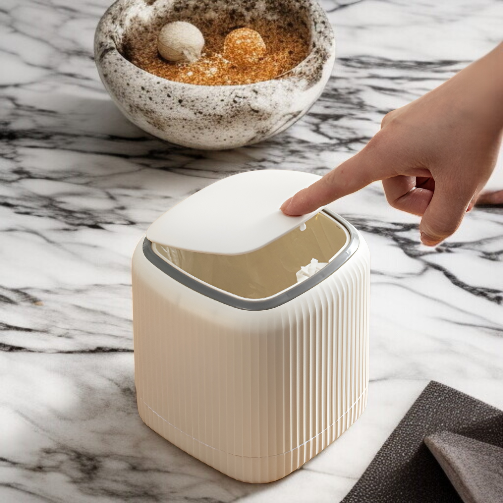 압축 기능이 있는 미니 휴지통 상세 이미지