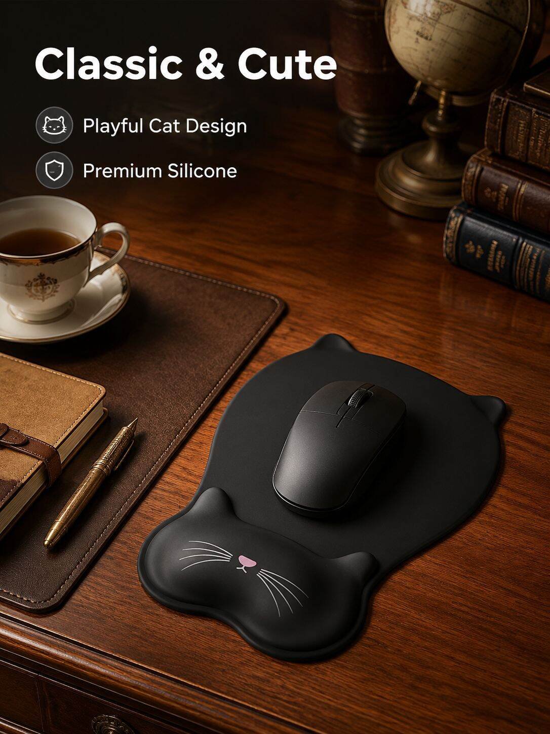 Cute Cat Non-slip Silicone Mouse Mat