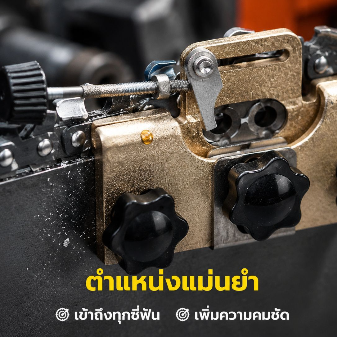 เครื่องช่วยลับโซ่เลื่อยไฟฟ้าแบบพกพา สำหรับเลื่อยไฟฟ้า