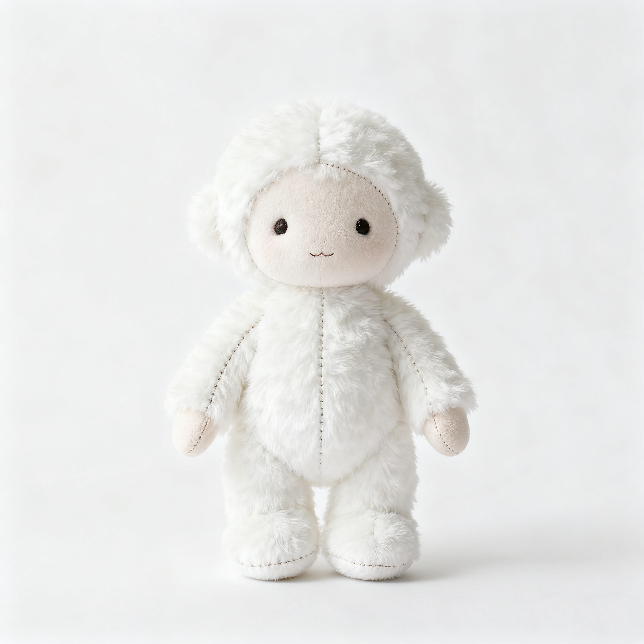 Muñeco de peluche ovejita sonriente