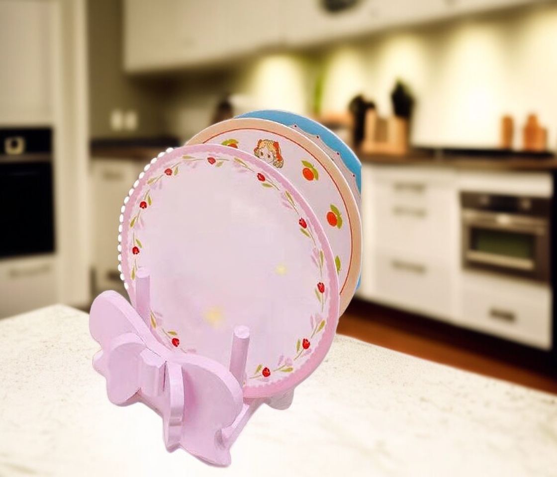 튼튼하고 내구성 강한 접시 보관 선반