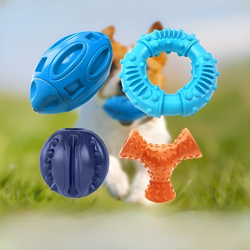 Pet Toy Rubber Squeaky Ball
