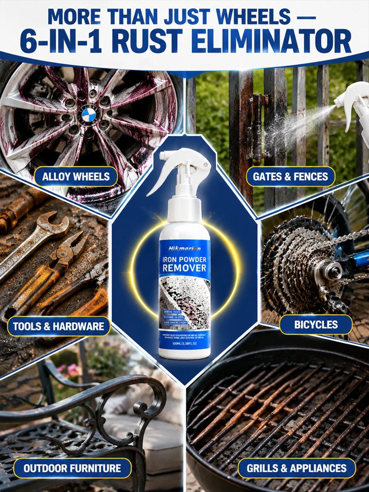 Multi-functional household and car rust remover