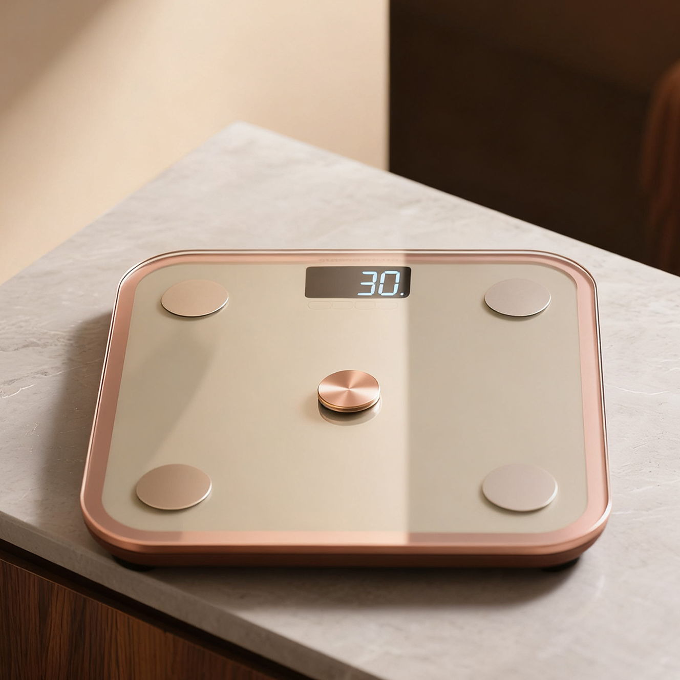 스마트 유리 체지방 측정기