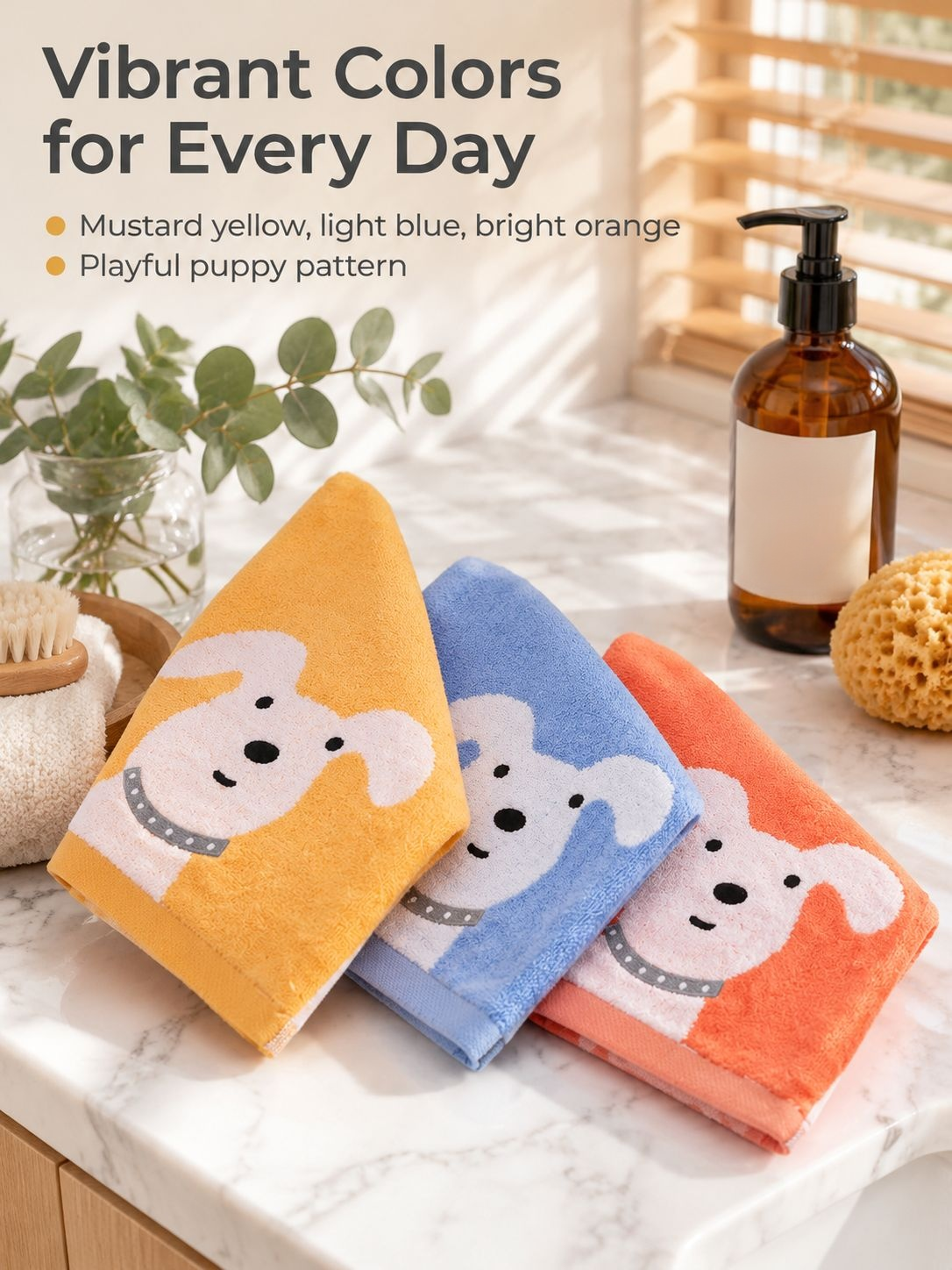 Pure cotton washcloth for babies and kids