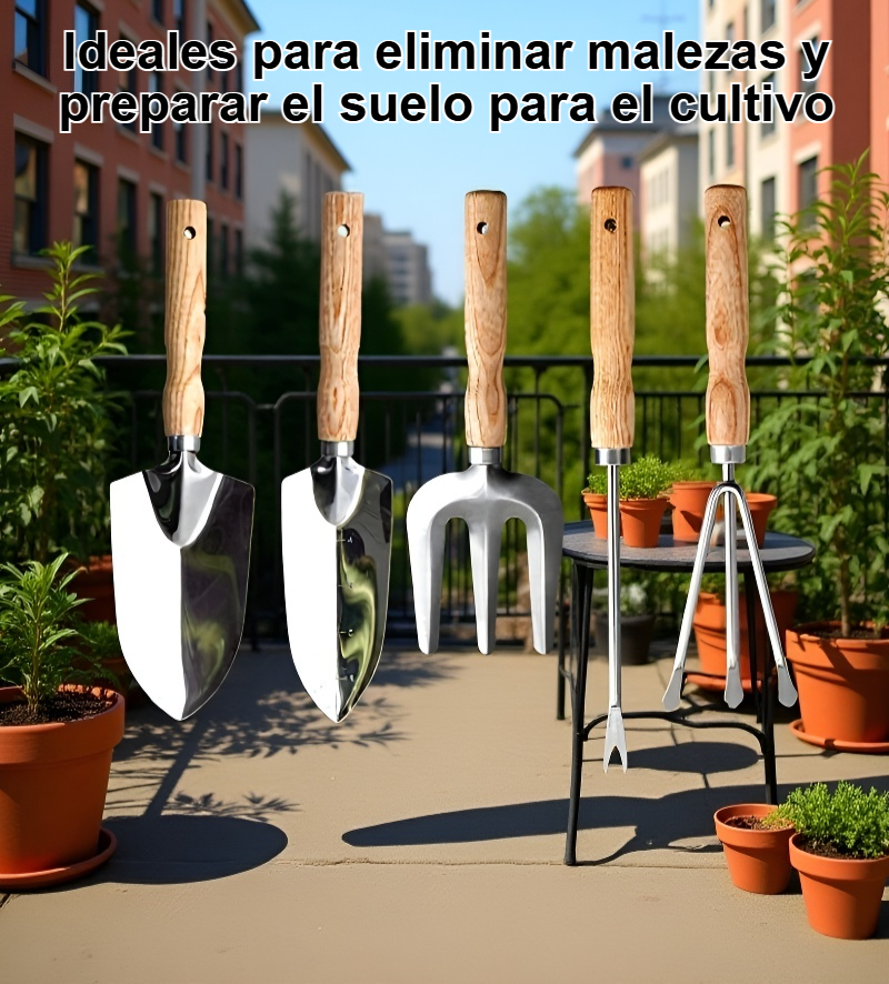 Pala de jardinería para desherbar eficazmente