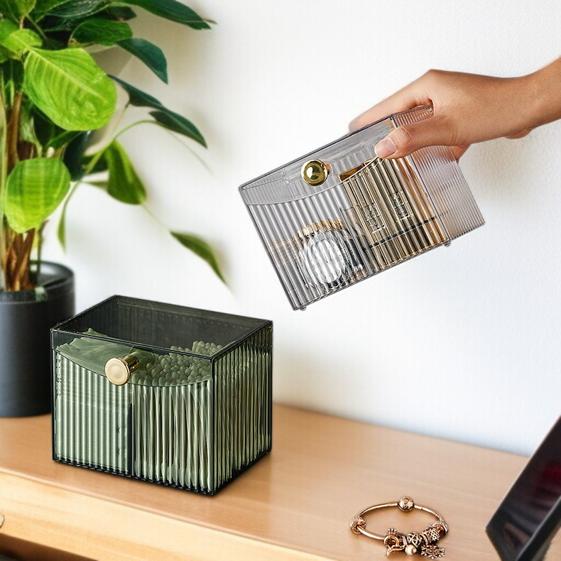 Transparenter Kosmetikkoffer Veranstalter Tragbarkeit Kompakt Und Exquisit Leicht Und Luxuriös Für D