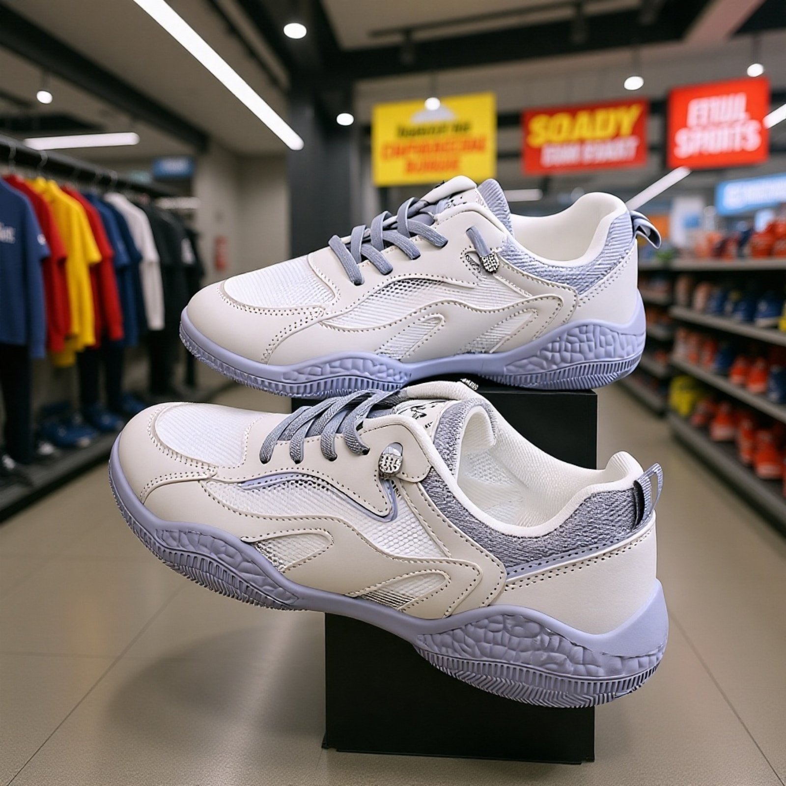 通気性抜群のレディースカジュアルメッシュランニングシューズ