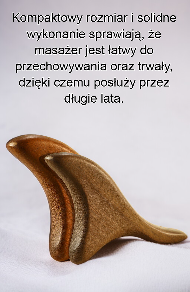 Naturalny masażer do stóp wykonany z drewna sandałowego