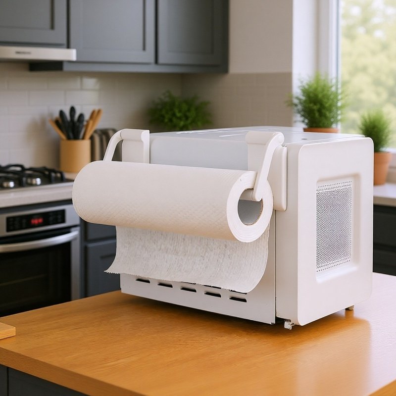 Kreativer magnetischer Papierhandtuchhalter für den Haushalt, separater Einweg-Papierrollenhalter fü