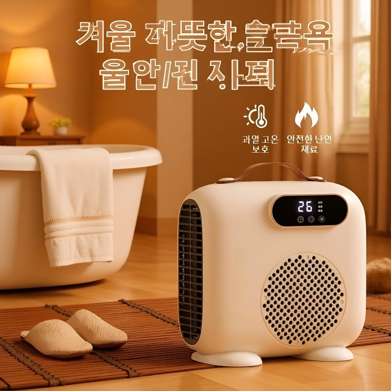 입식과 침식 겸용 의류 건조 온풍기