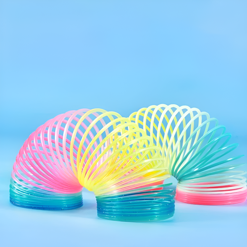 Juguete de anillo arcoíris de primavera