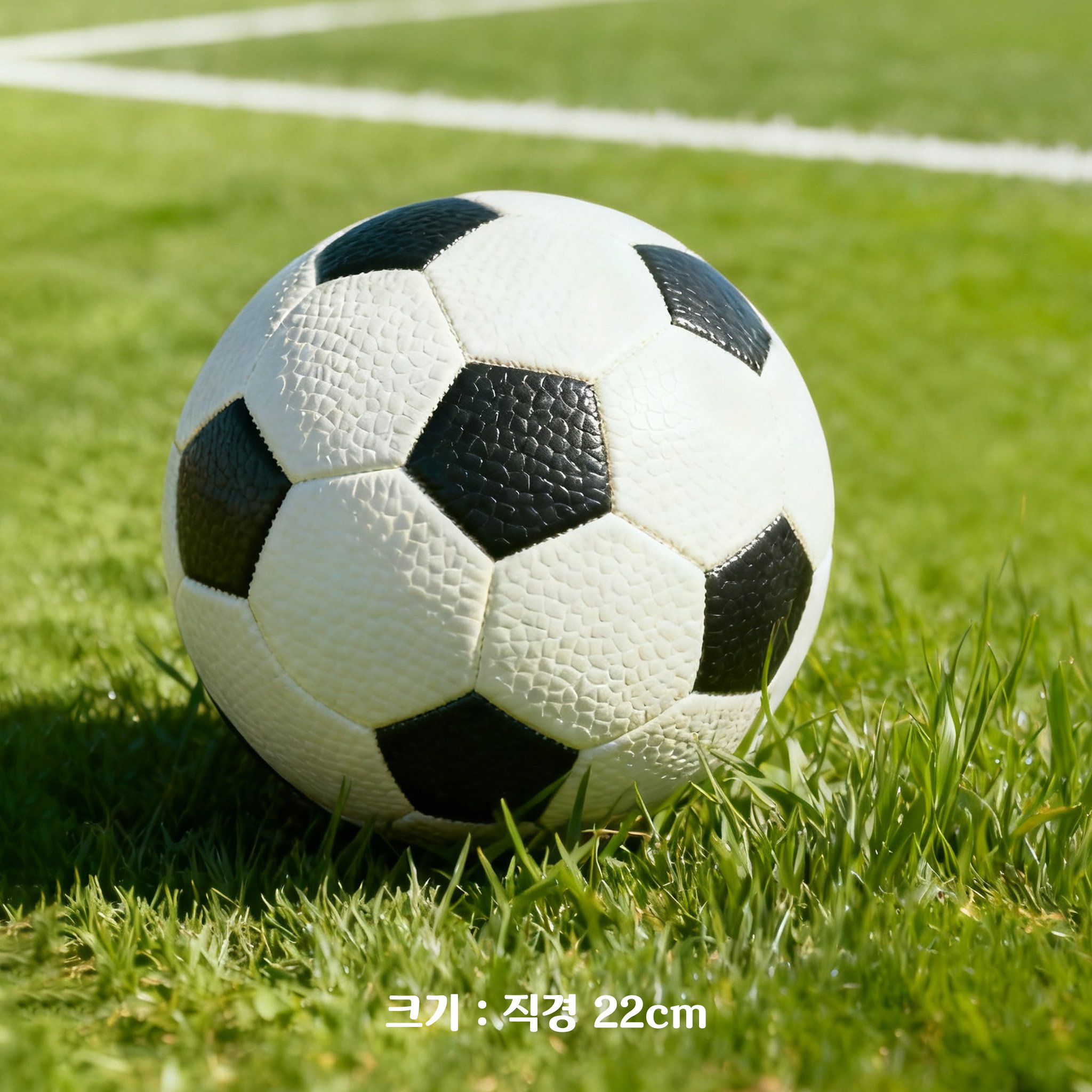고품질 소재의 축구공 질감