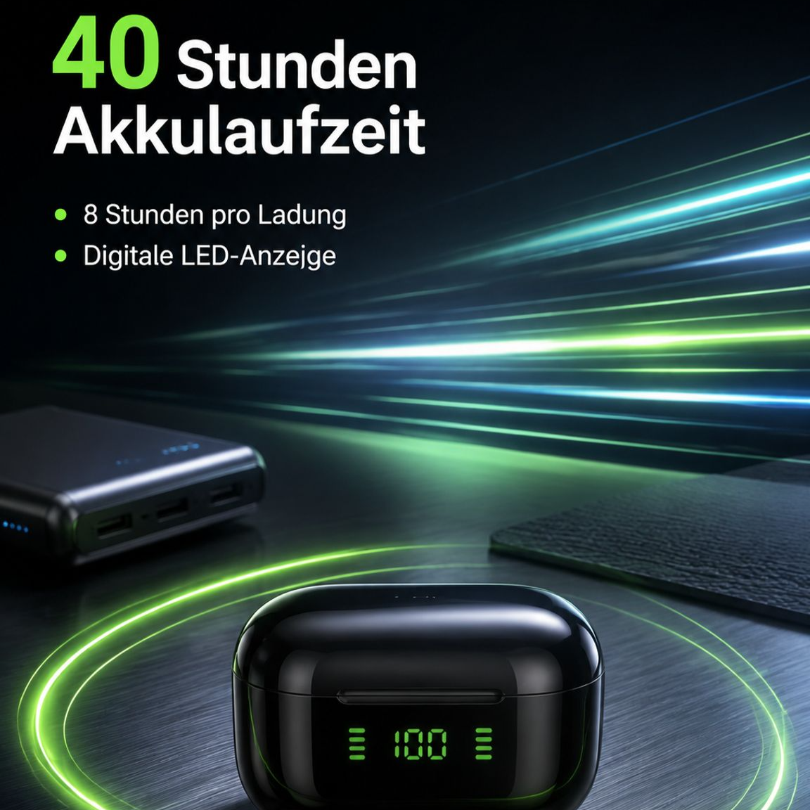 Bluetooth Sportkopfhörer 2026 Neu – Kabellos, HiFi-Klangqualität