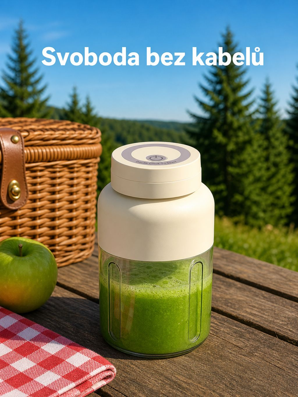 Domácí bezdrátový mini multifunkční přenosný elektrický odšťavňovač