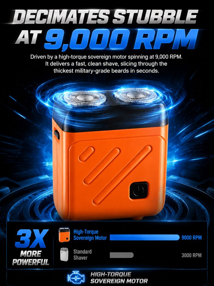 【50% Off Sale】Dual-Head Portable Electric Shaver
